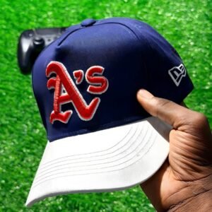 Accueil velimo casquette a s marine blanche 1